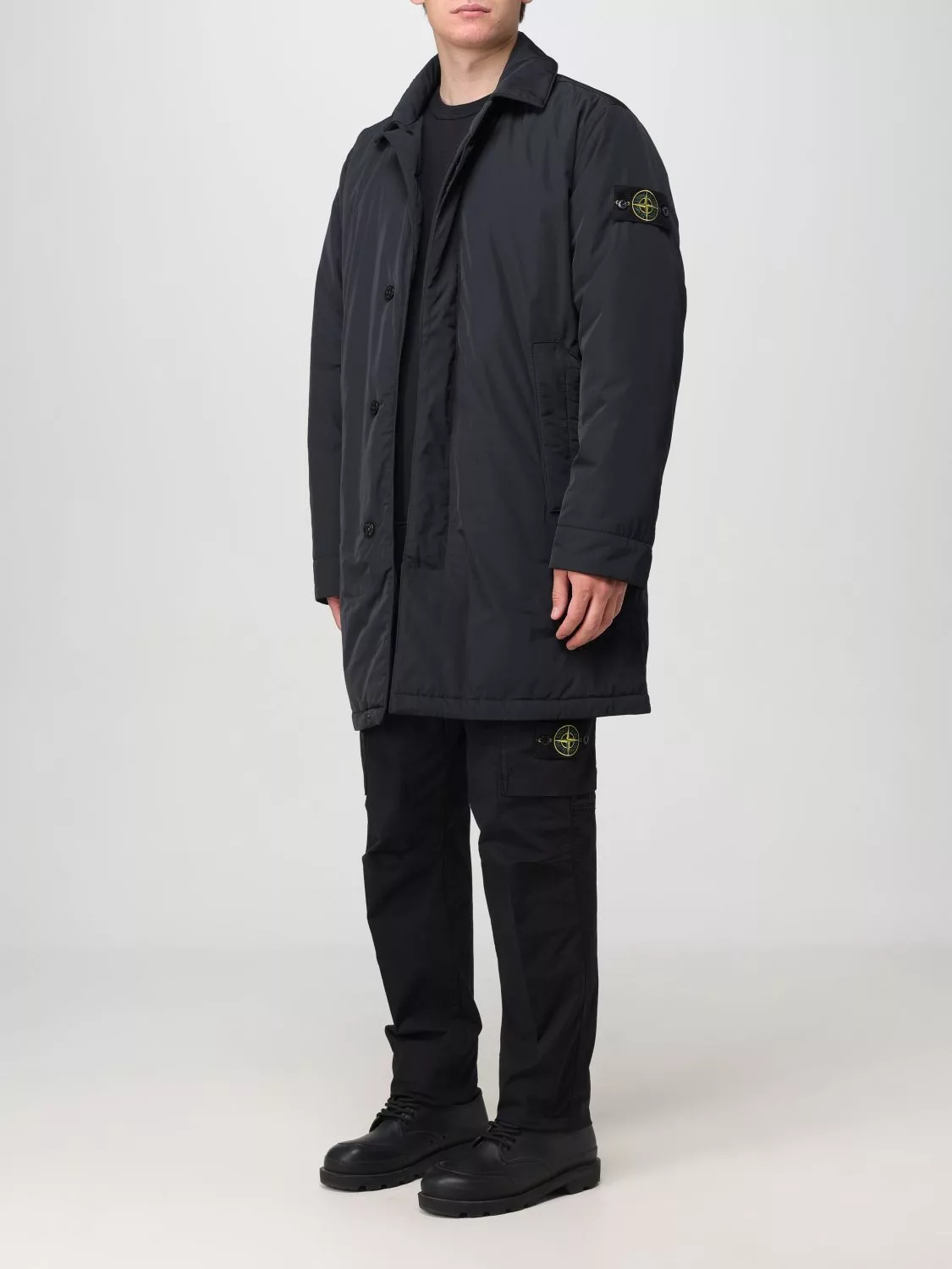 Stone Island Bombers Stone Island Jacket Men Black