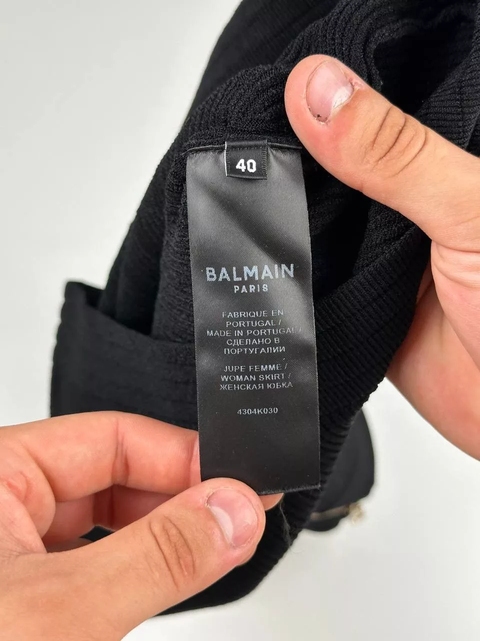 Balmain Mini Skirts Skirt Balmain Black
