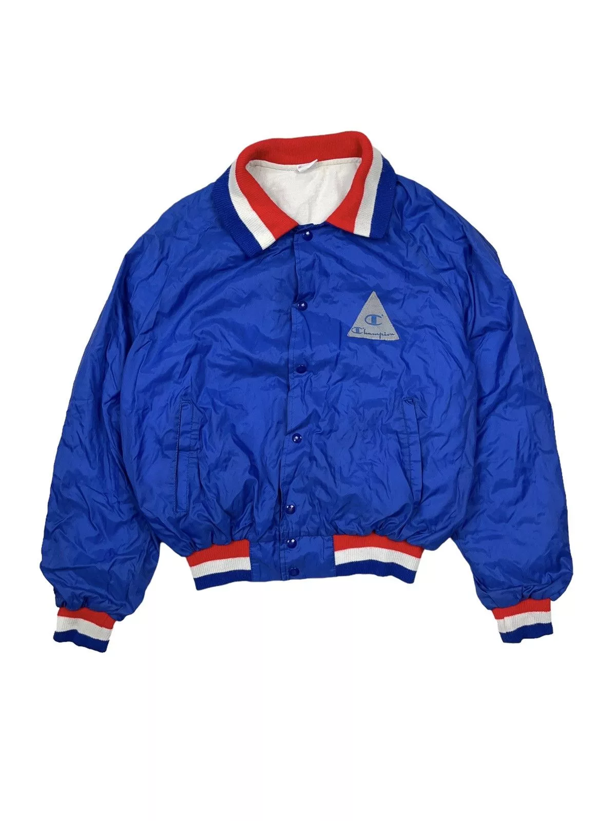 Champion Light Jackets Champion × Vintage Vintage 80s Champion Made in Italy Windbreaker Jacket Blue Streetwear