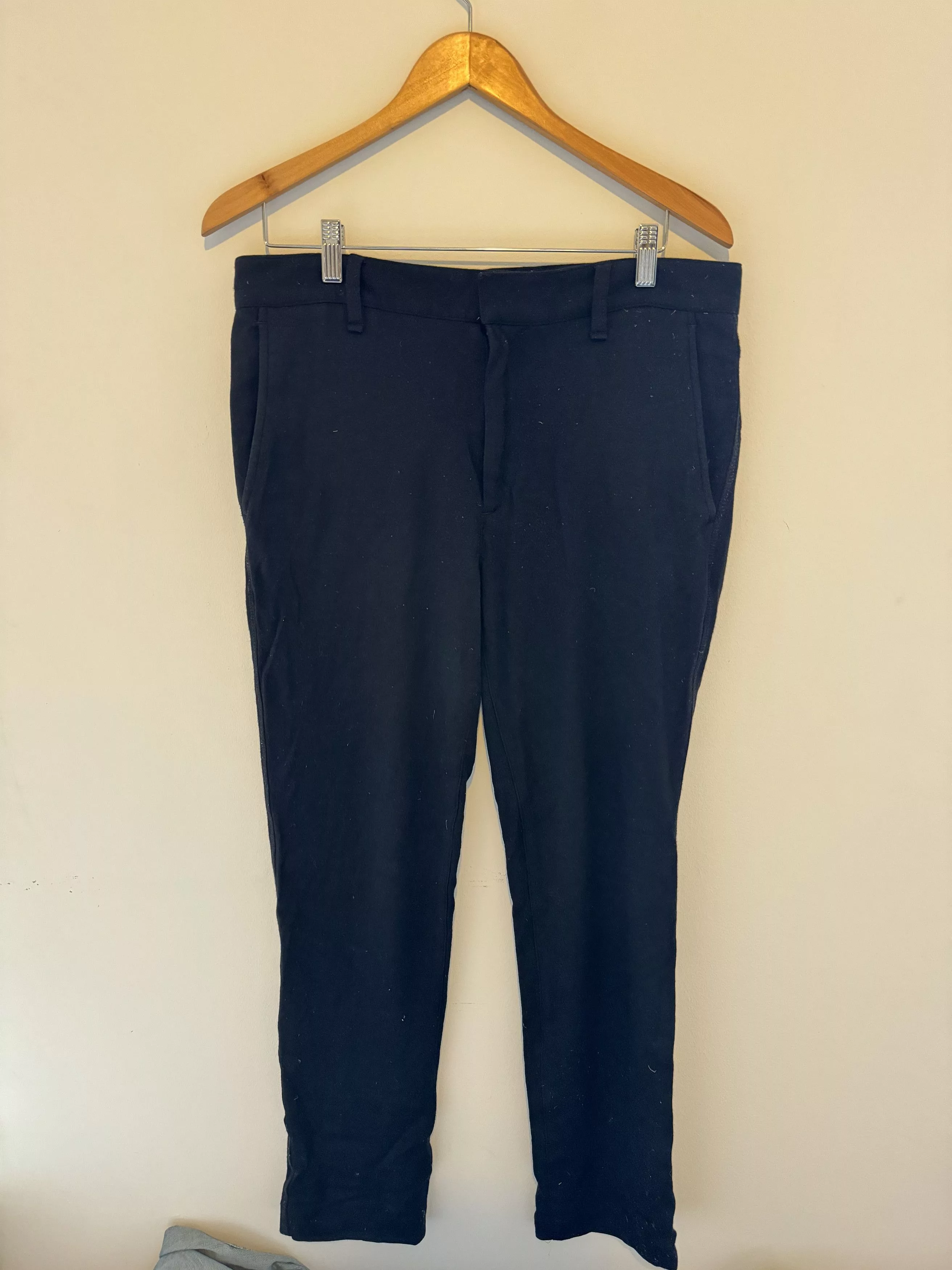 Rag & Bone Casual Pants Rag & Bone Japanese Wool Pants Black