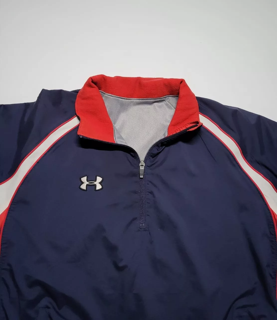 Under Armour Light Jackets Halfzip Under Armour Baseball Windbreaker Jacket Blue Sportswear