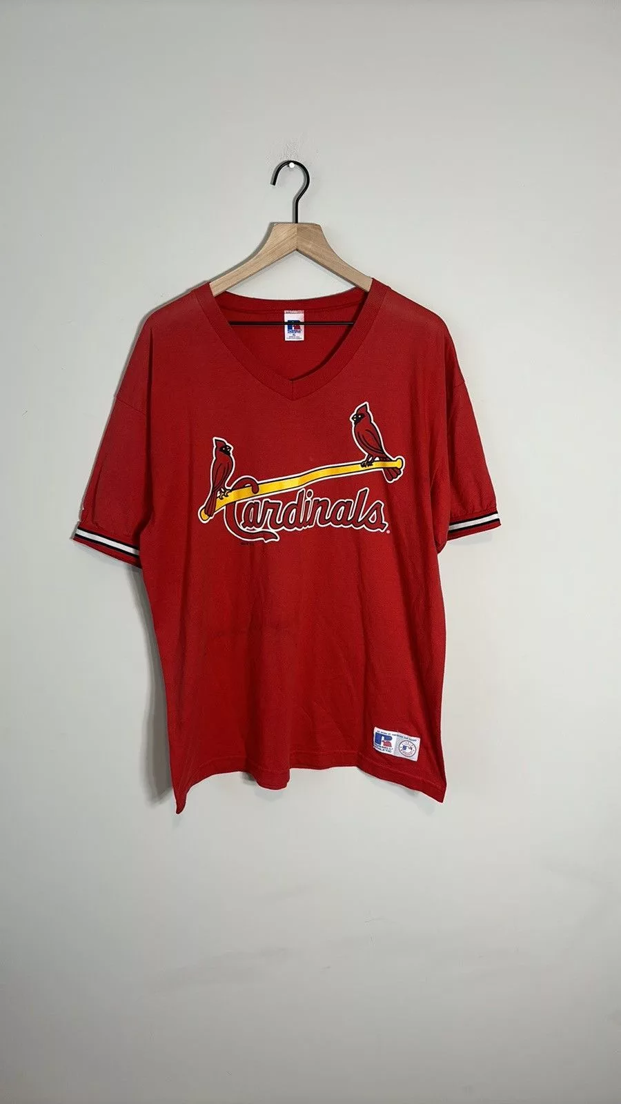 MLB Jerseys MLB × Russell Athletic × Vintage Vintage Russell St Louis Cardinals Shirt Red