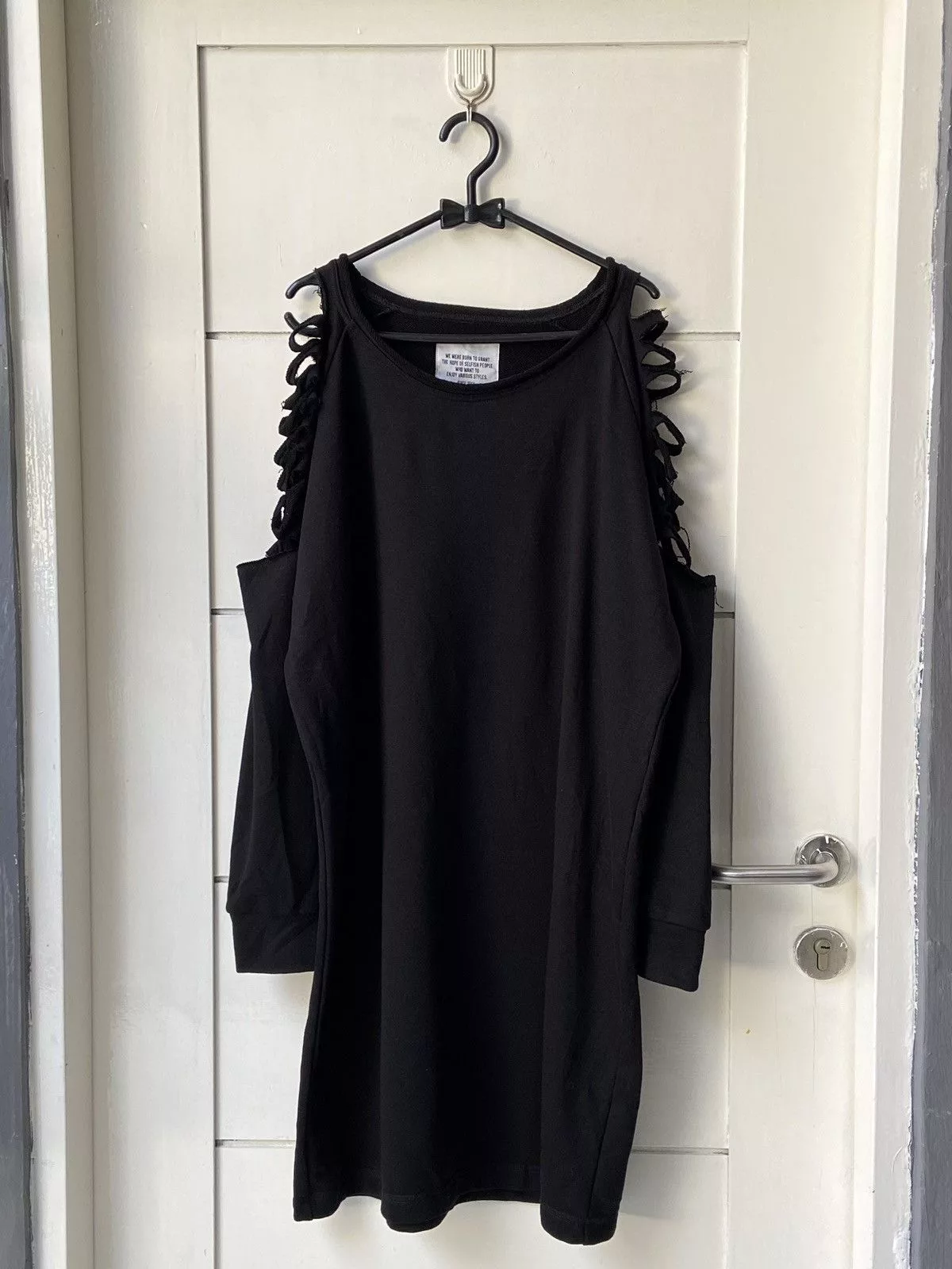 Designer Long Sleeve T Shirts Designer × Japanese Brand Japanese Brand Black Long Sleeve T-Shirt