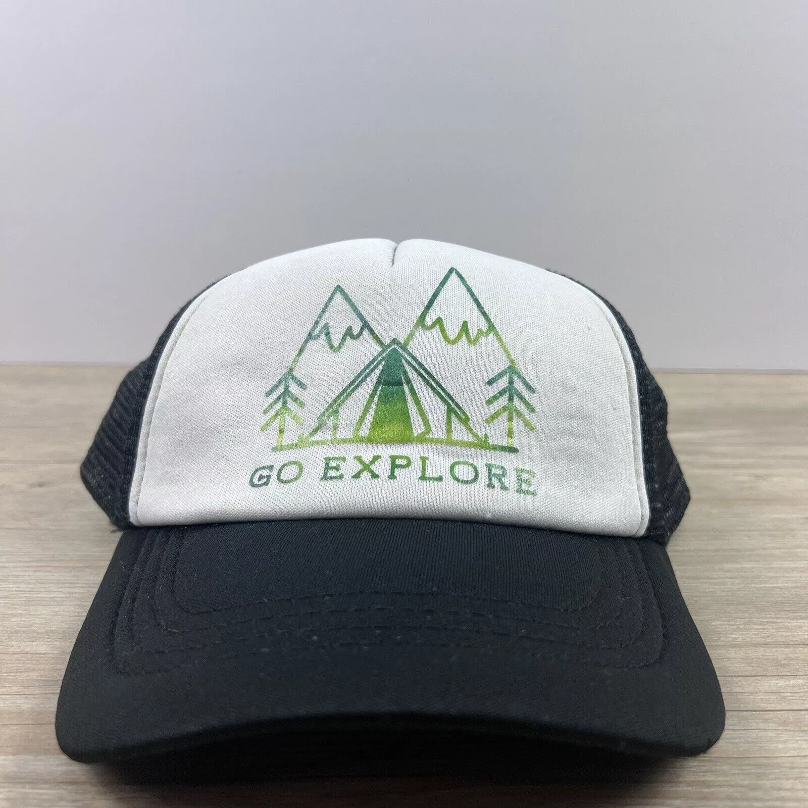 Other Hats Other Go Explore Hat Snapback Hat Black Adjustable Hat Adult Fit B