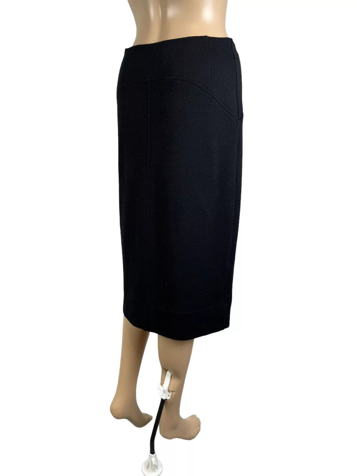 Givenchy Midi Skirts Givenchy Paris Wool Midi Pencil Skirt size M Black