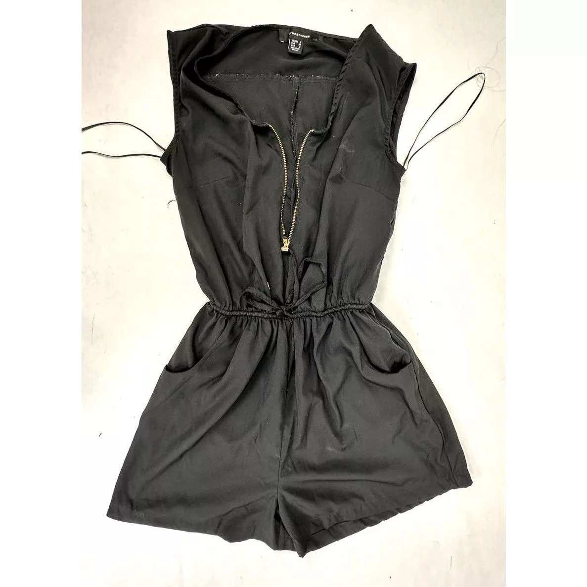 Other Jumpsuits Other Atmosphere Romper Jumpsuit Sleeveless Black V-Neck - 2