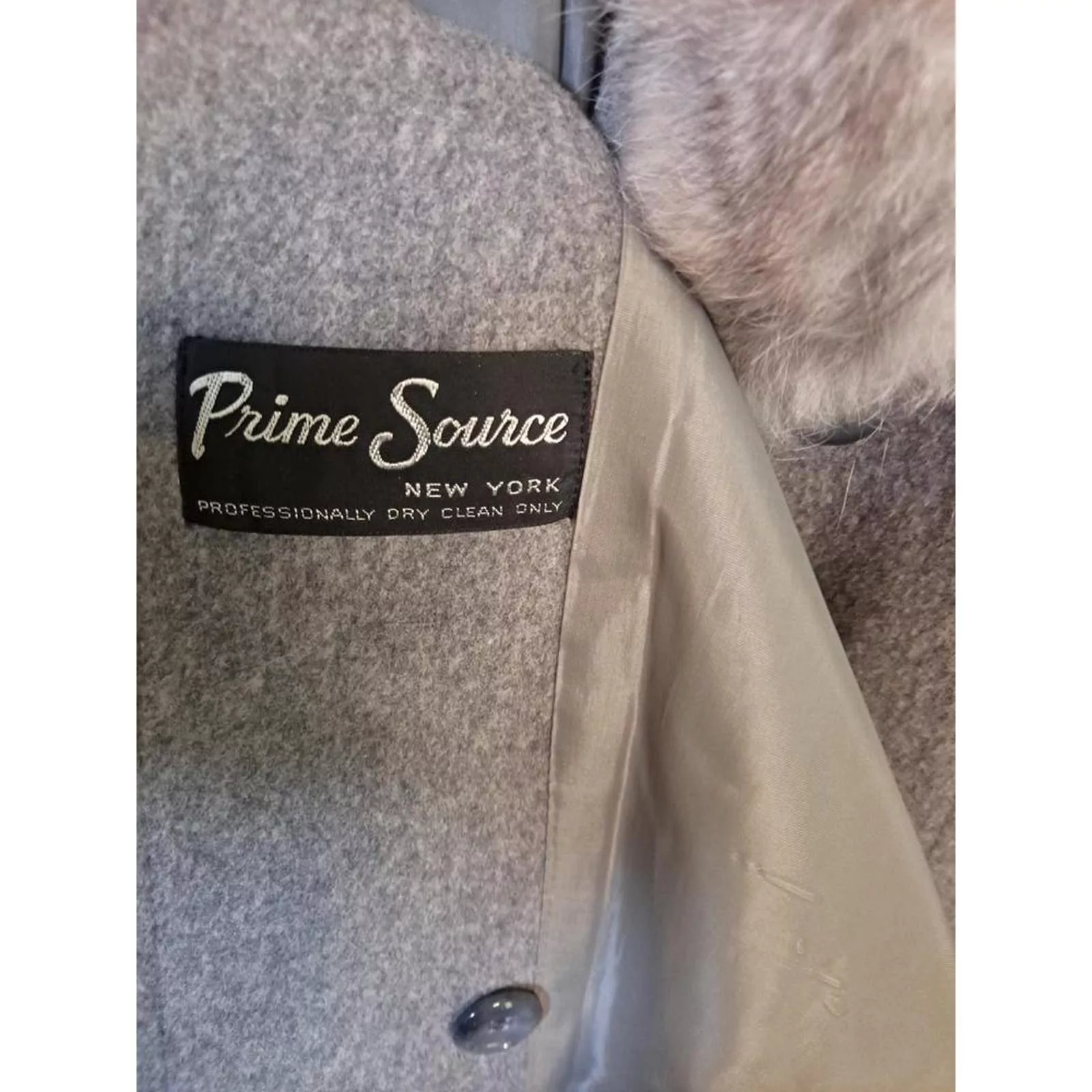 Other Jackets Other Prime Source Long Double Breasted Wool Coat‎ Gray