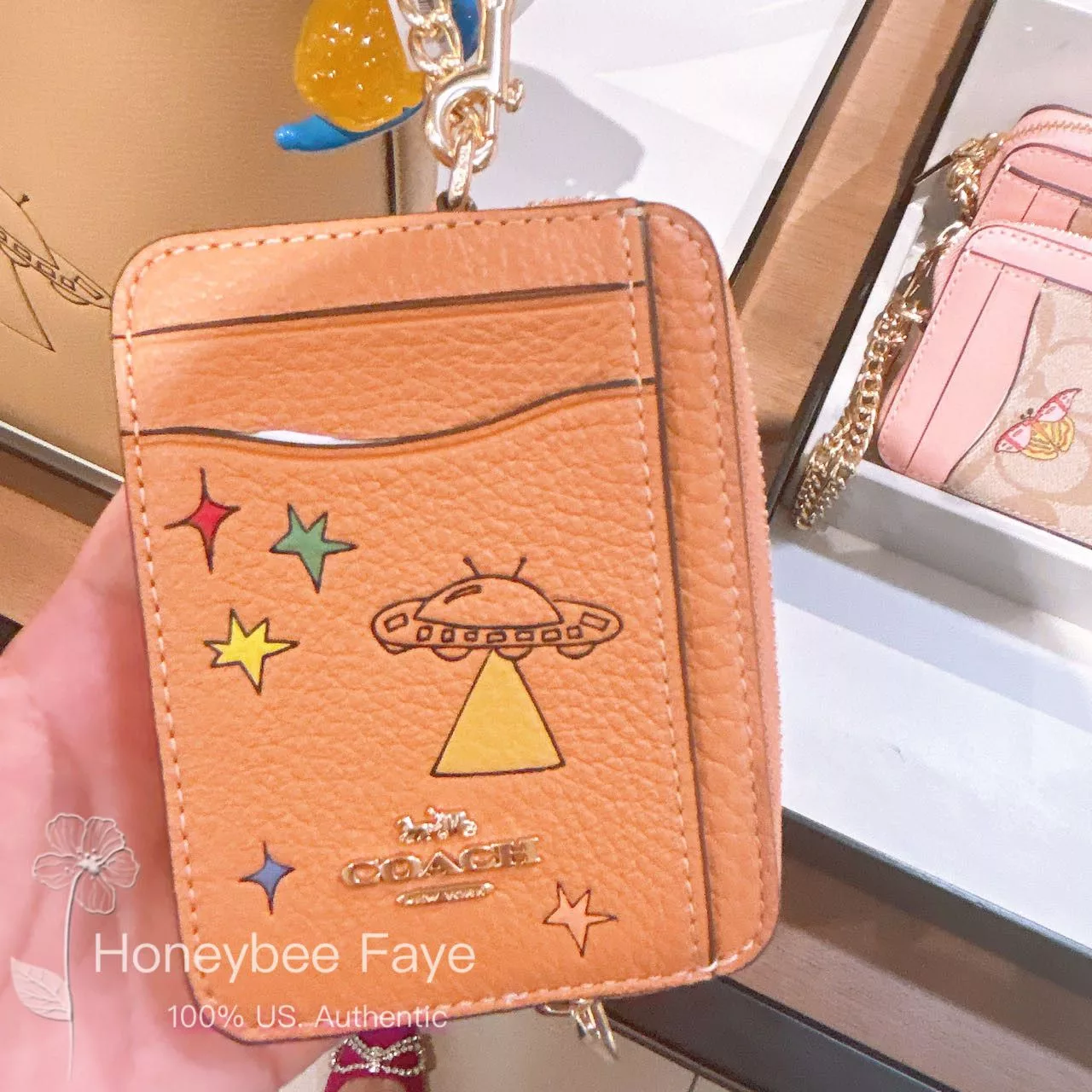 Coach Wallets Coach X Observed By Us Zip Card Case CU404 Multi