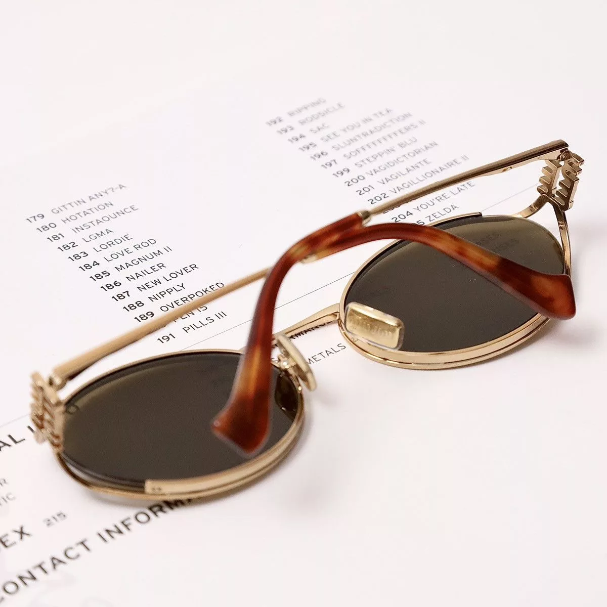 Miu Miu Sunglasses MIU MIU 0MU 52YS SUNGLASSES Multi