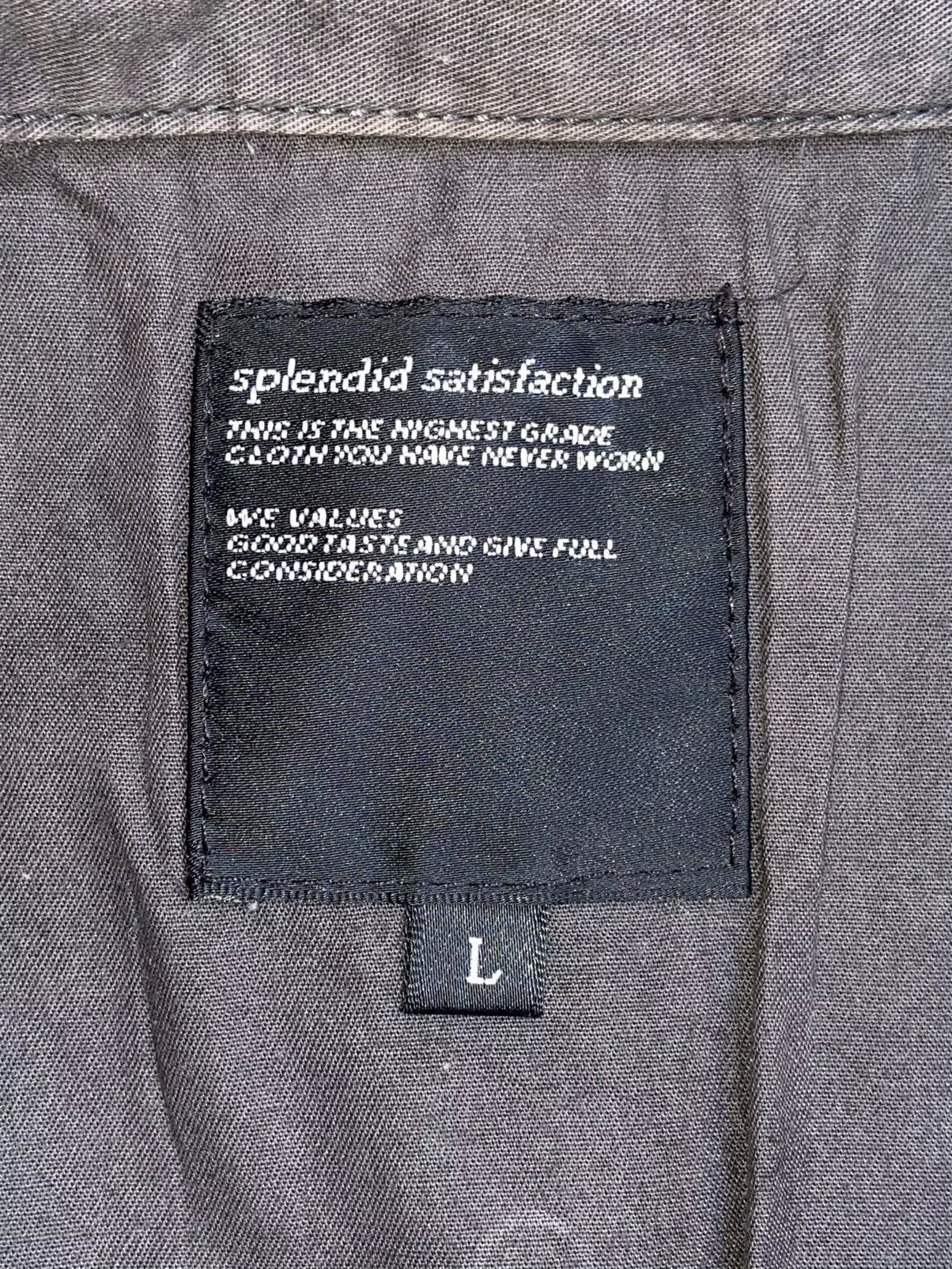 Designer Shirts Button Ups Designer × Japanese Brand × Seditionaries SPLENDID SATISFACTION Tie Dye Patterned Laces Shirt Black