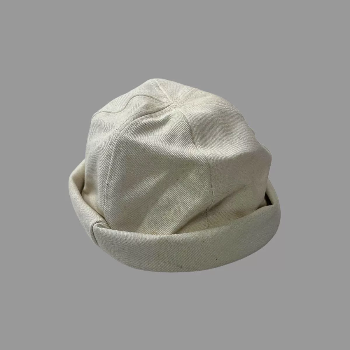 Vintage Hats Vintage 1970s blank painter hat White