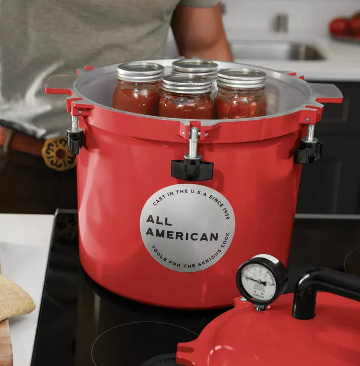Candy Red 21.5 QT Pressure Cooker/Canner