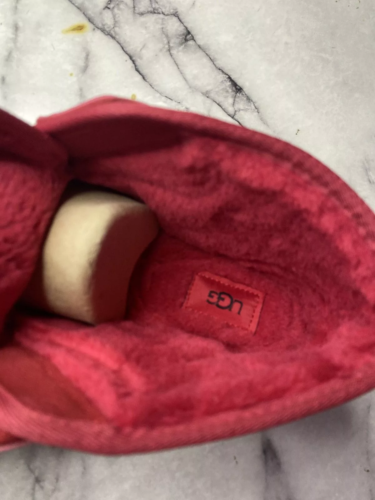 Ugg Hi Top Sneakers UGG strap boot red new