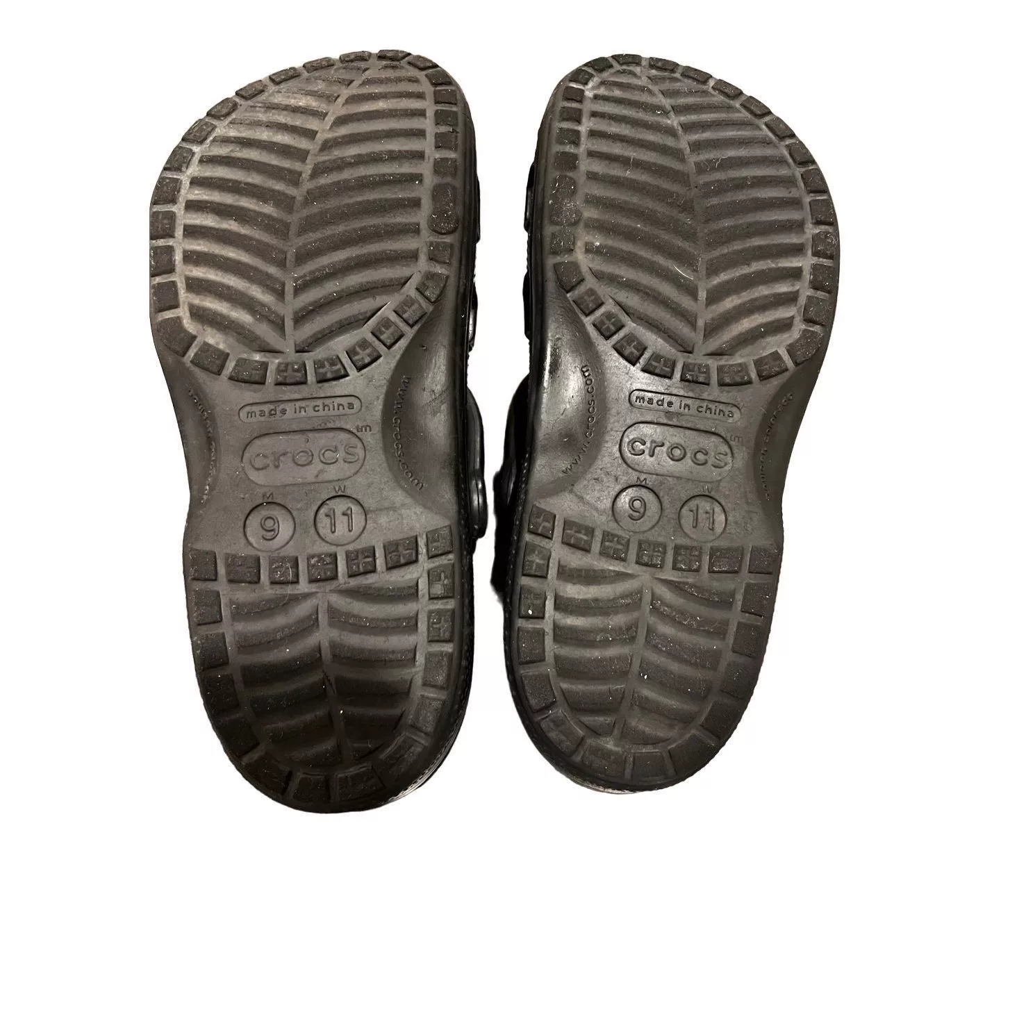 Crocs Sandals Crocs clogs shoes size 9-11 Black