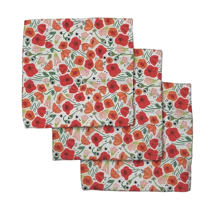 Poppy Power Dischcloth Set