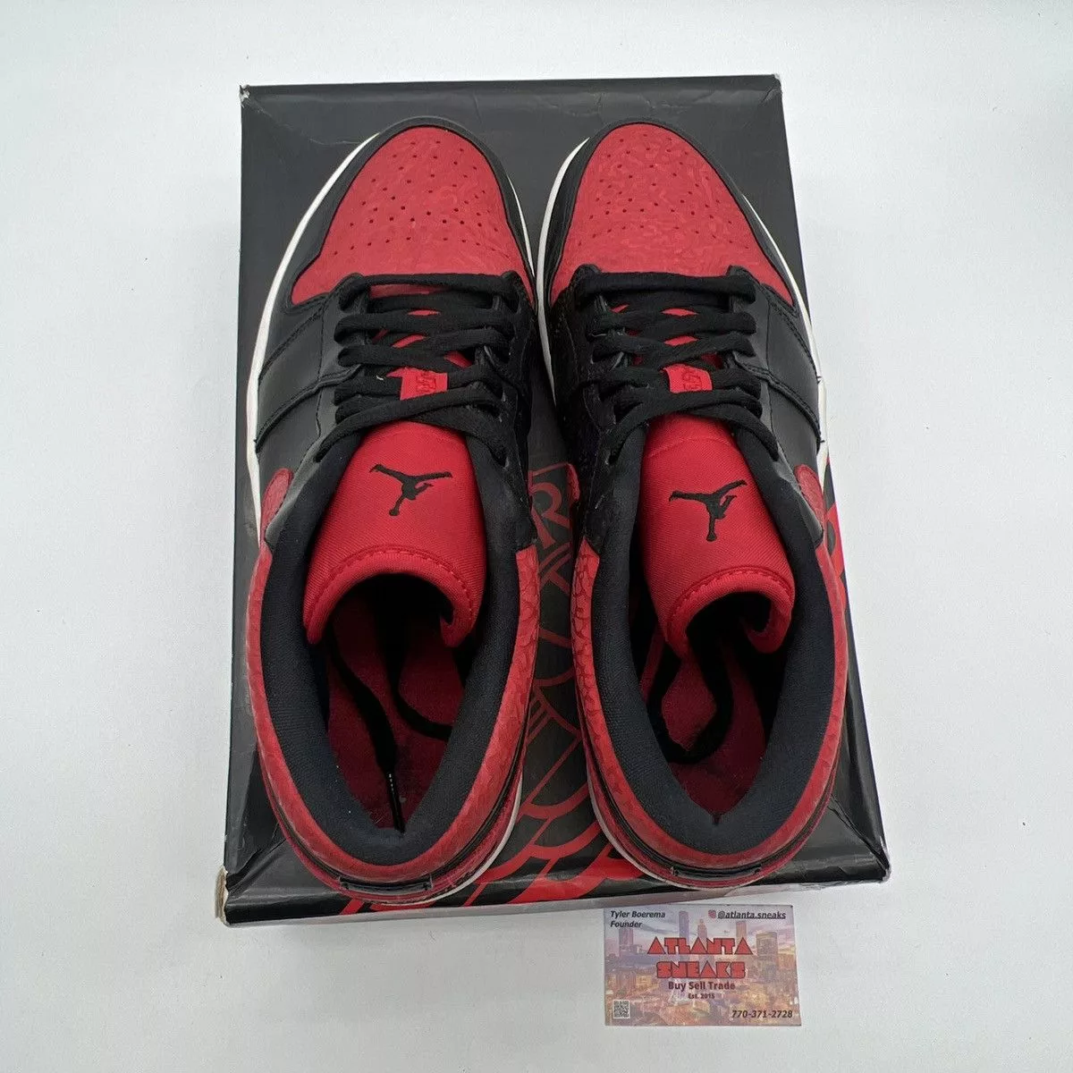 Nike Low Top Sneakers Nike Air Jordan 1 low bred Black
