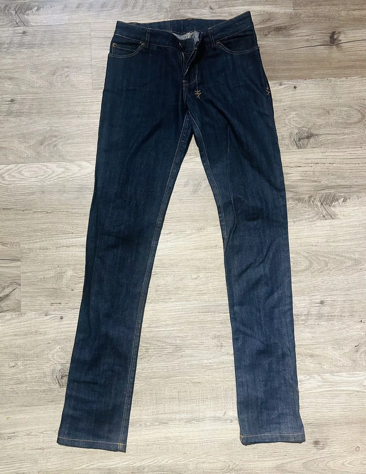 Ksubi Jeans Ksubi Raw Denim Skinny Jeans Blue