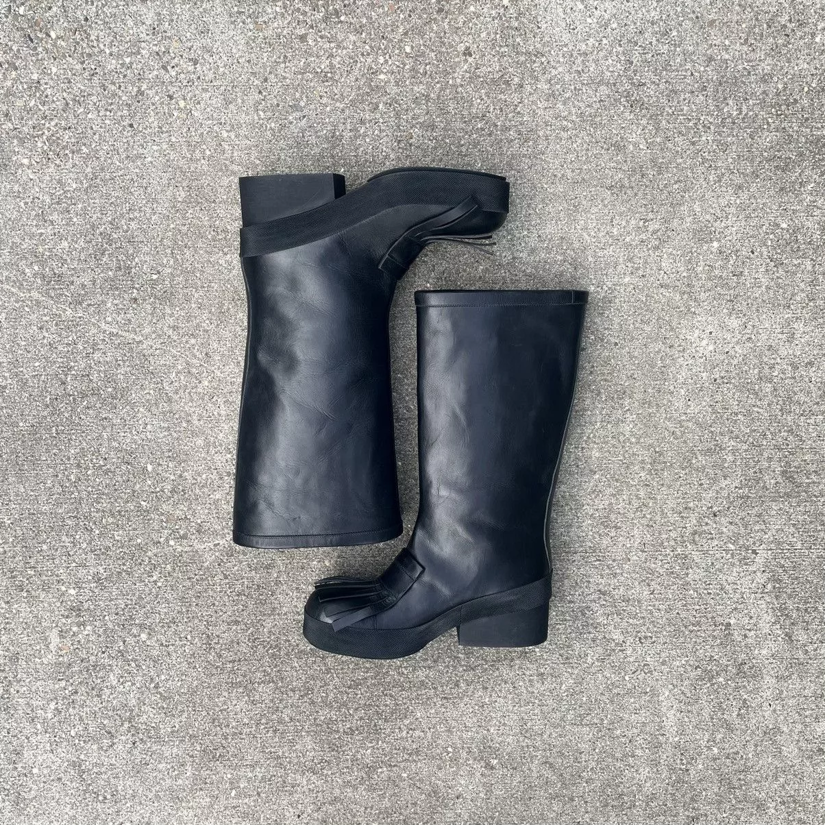Raf Simons Boots Raf Simons 1 of 1 Sample Block Heel Boots Black