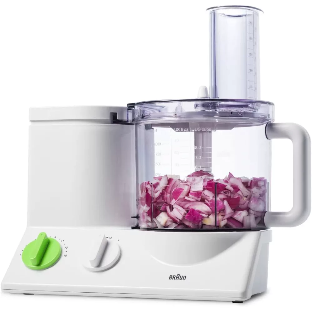 Braun 12-Cup Food Processor with 9 Attachments, Made in Europe