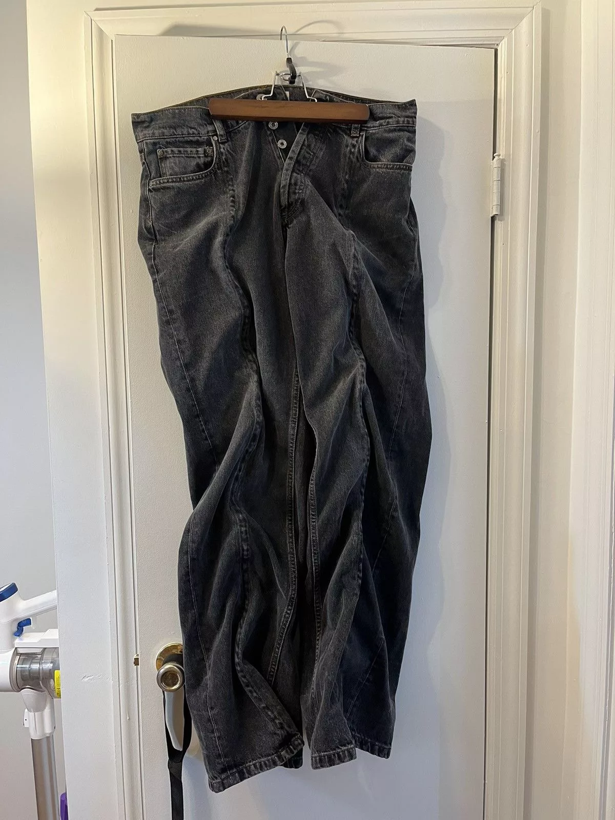 Y/Project Denim Y/Project wired denim jeans Black