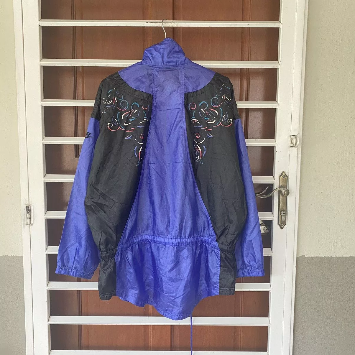 Nike Light Jackets Nike × Vintage Vintage 90s Nike jacket Black
