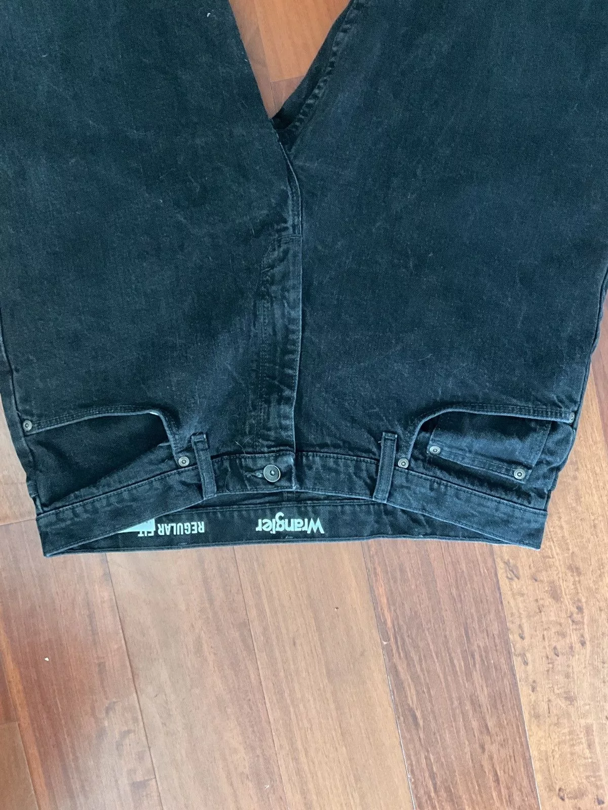 Black vintage wrangler denim