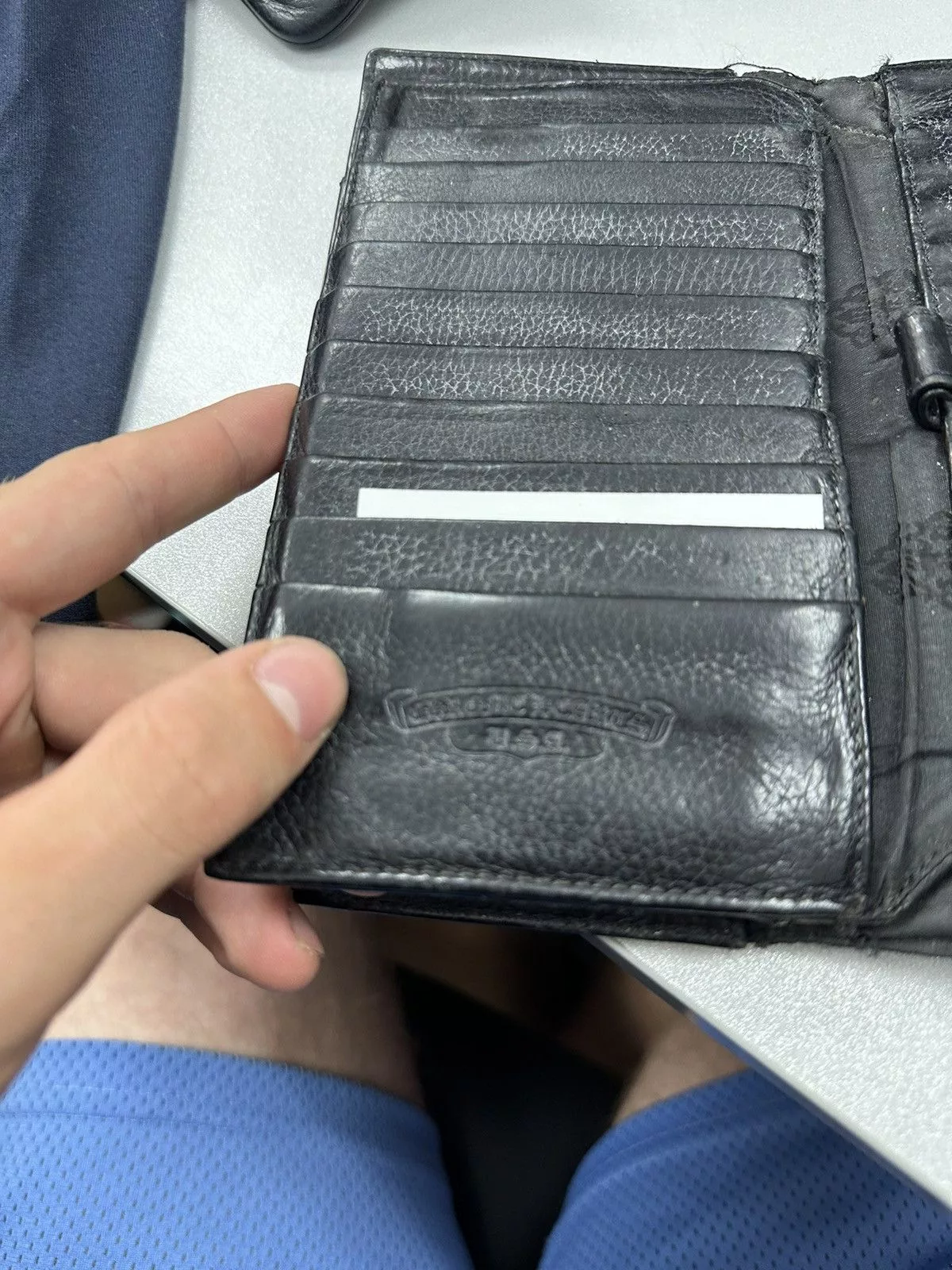 Chrome Hearts Wallets Chrome Hearts Long Wallet Black