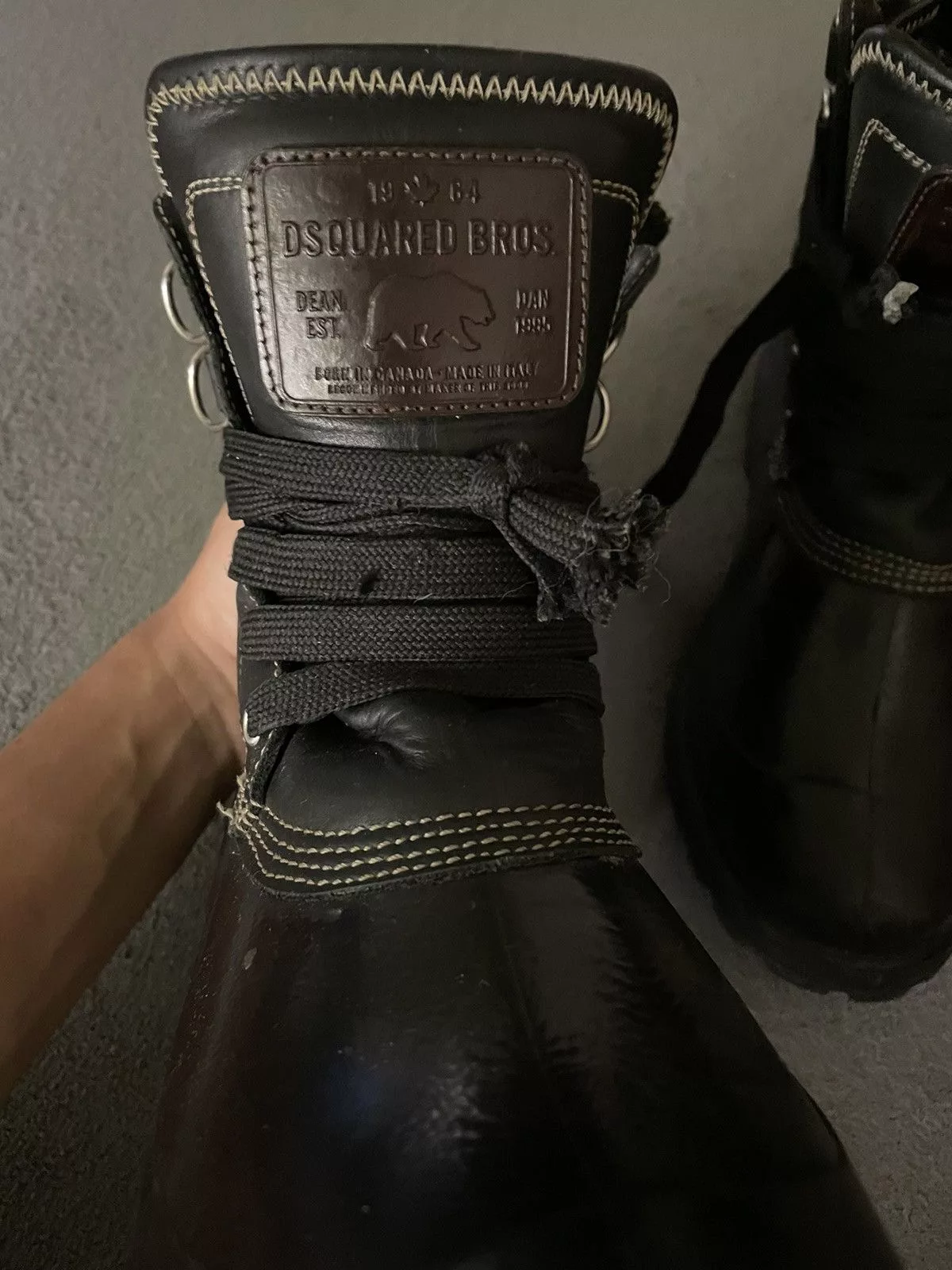 Dsquared2 Boots Rare dsquared2 89s winter boots Black