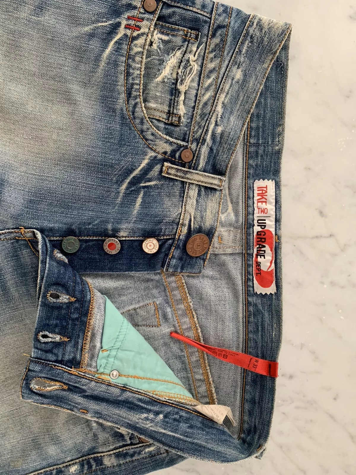 Vintage Denim Vintage TAKE TWO Denim Jeans, Made In Italy Blue