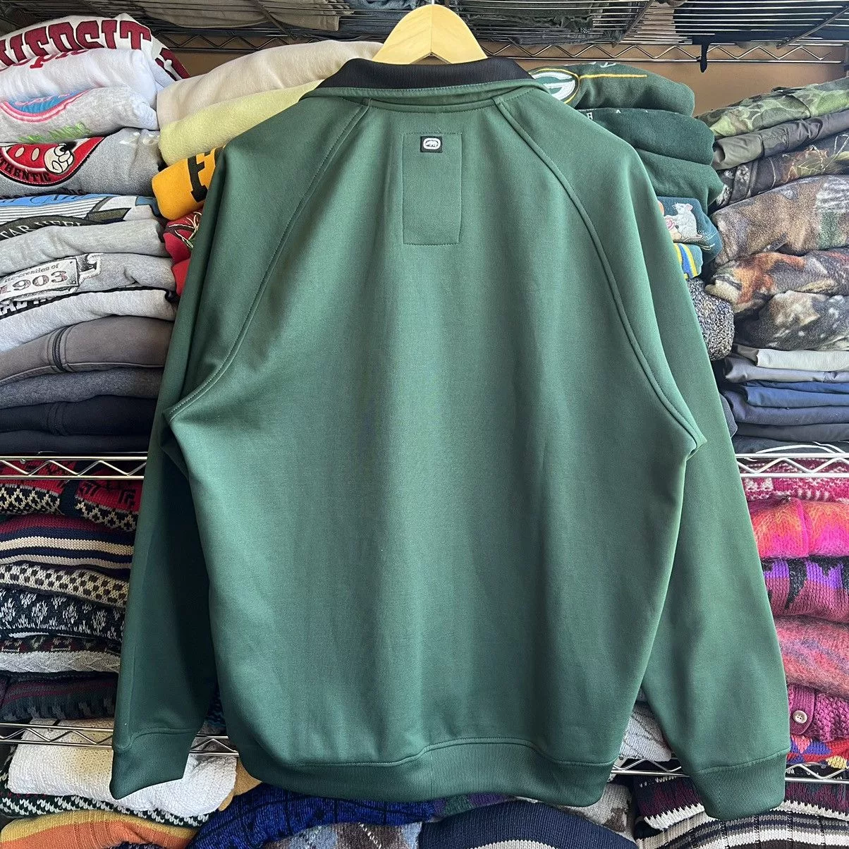 Ecko Unltd. Light Jackets Ecko Unltd. × Vintage Y2K Ecko Unltd Striped Zip Jacket Green Streetwear