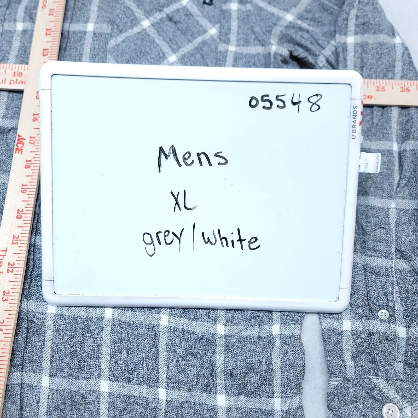Rip Curl Shirts Button Ups Rip Curl Ripcurl Windowpane Flannel Shirt Mens Size XL Gray White