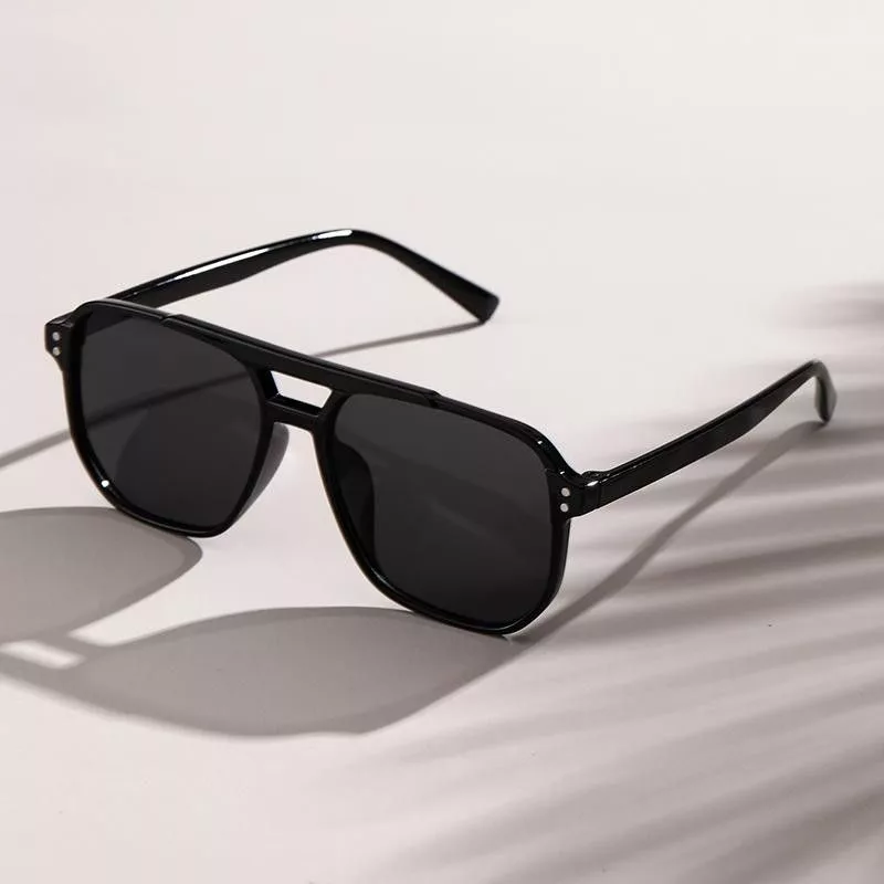 Vintage Sunglasses Vintage Unisex UV400 Outdoor Driving Sunglasses Black Streetwear