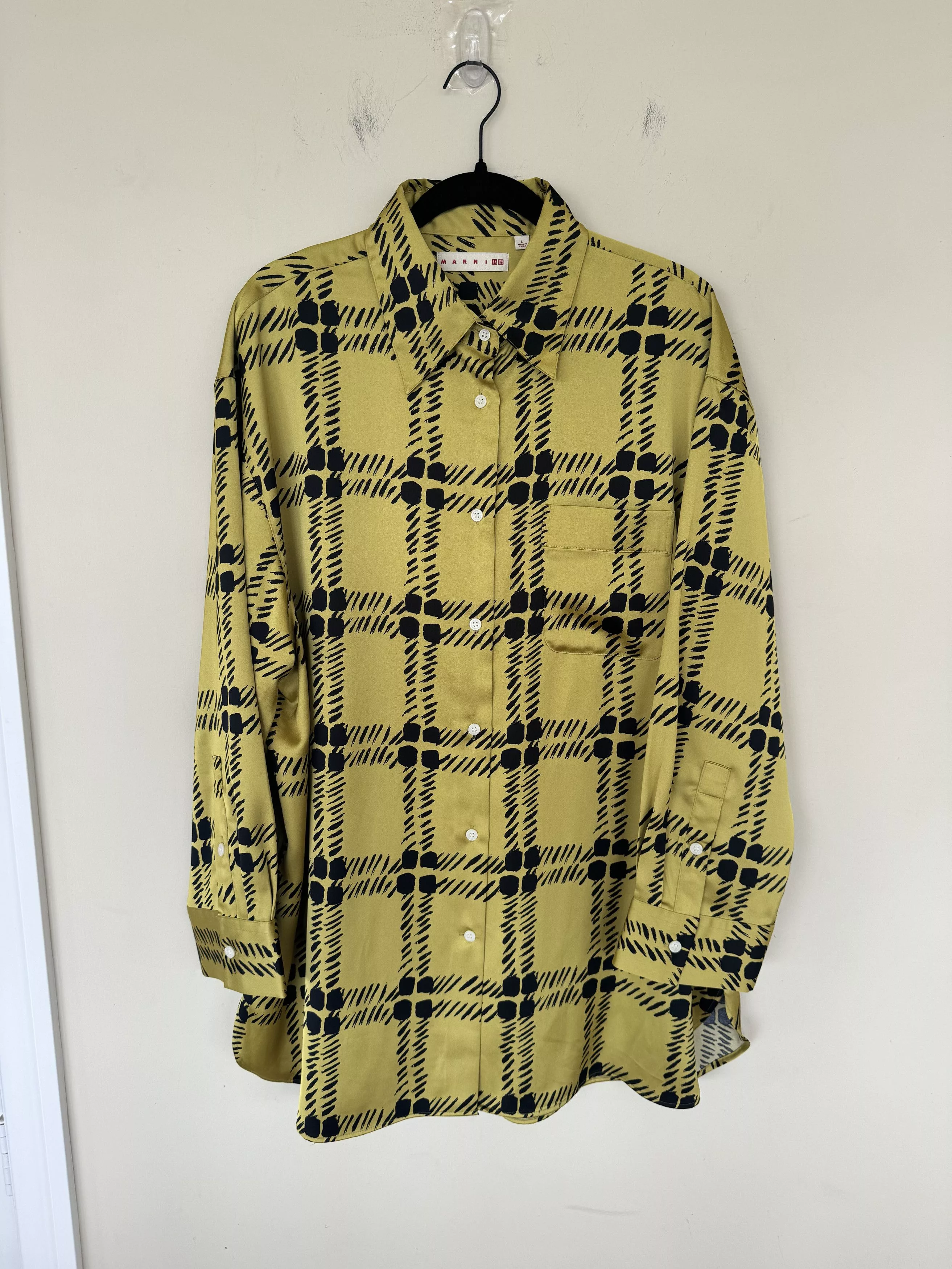 Marni Shirts Button Ups Marni × Uniqlo Marni x Uniqlo Button Up Gold