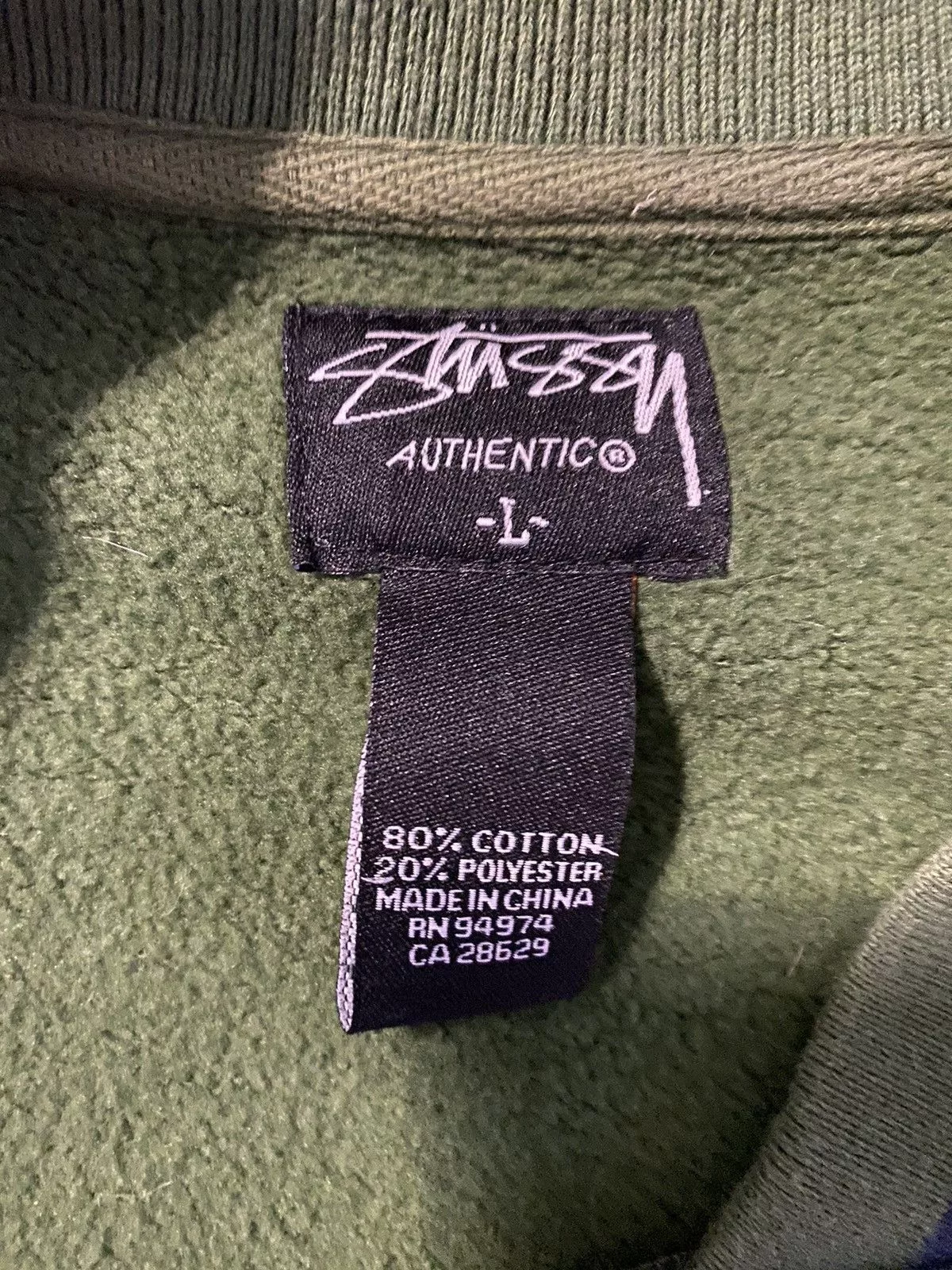 Stussy Bombers Stussy Stadium Jacket Green