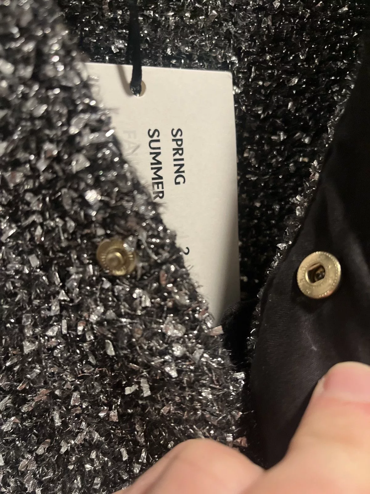 4SDESIGNS Sweaters Knitwear 4SDESIGNS Cardigan Silver