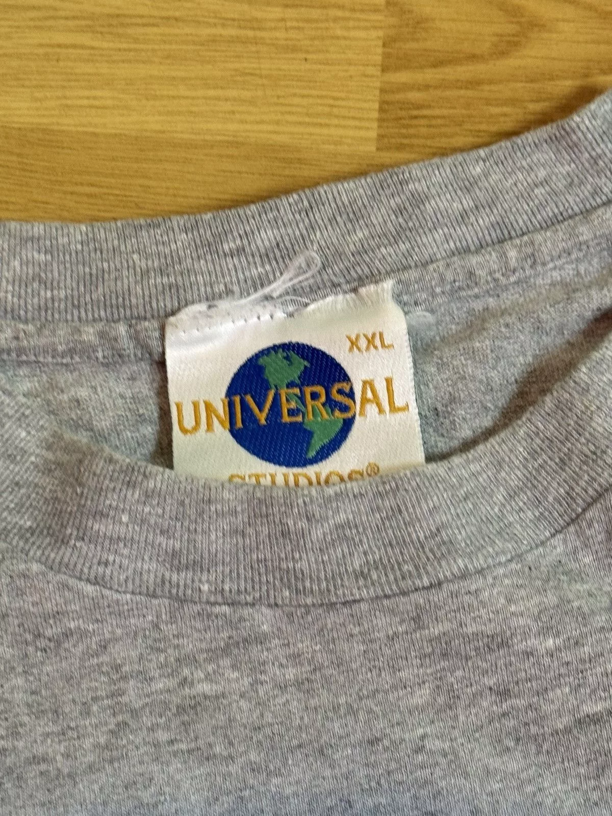 Universal Studios Short Sleeve T Shirts Universal Studios × Vintage Vintage 90’s Twister Ride it Out Universal Studios Movie Tee Gray
