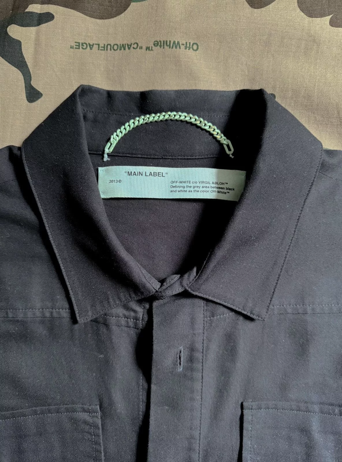 Off-White Light Jackets Off-White Field jacket Off White Black