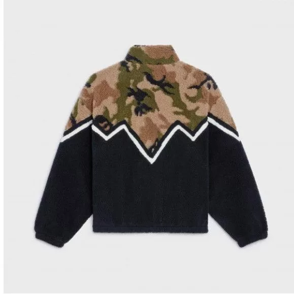 Celine Light Jackets Celine o1bcso1str0724 Jacket in Multicoloured Brown