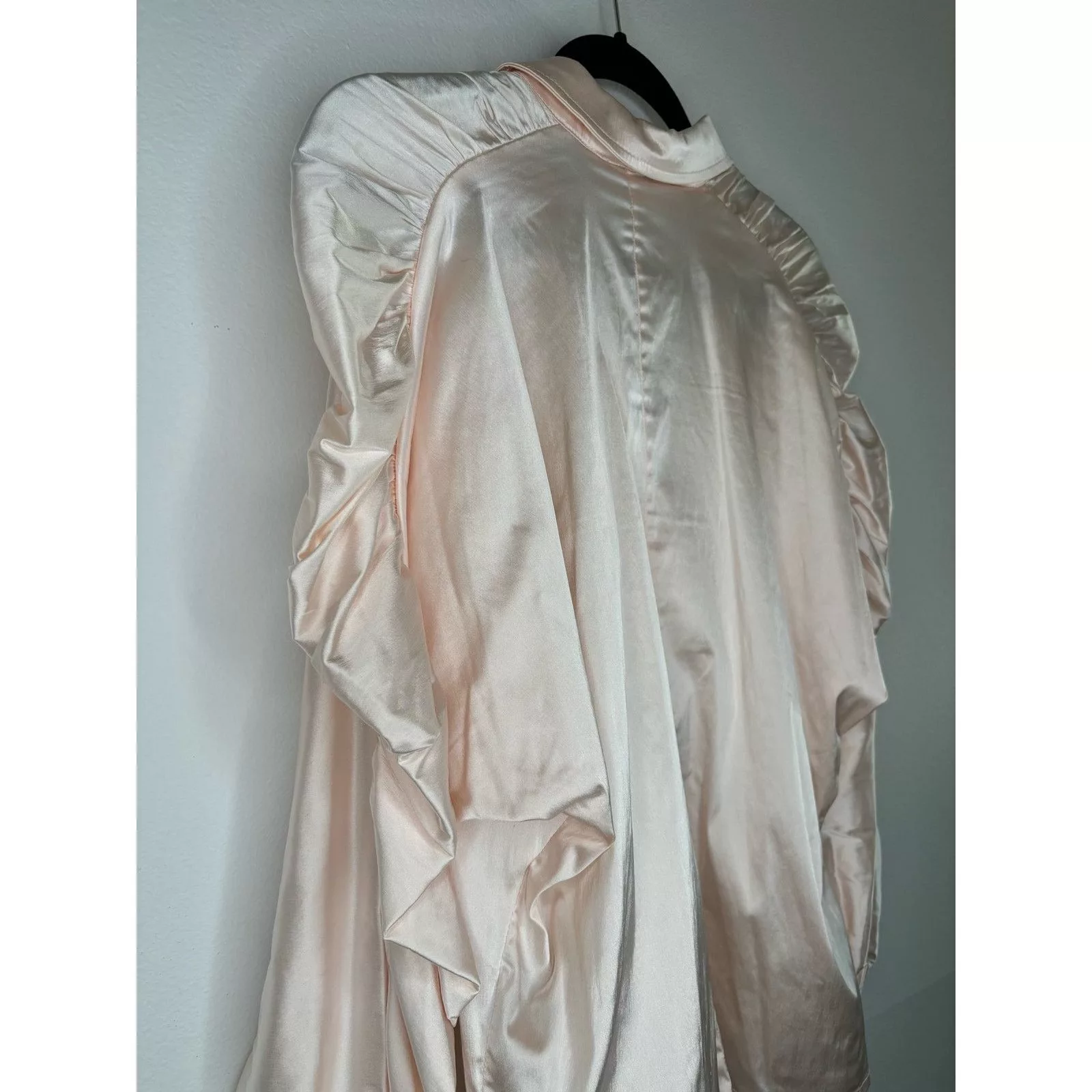 & Other Stories Blouses & Other Stories AS by DF Pink Button Up with Ruching Sleeves