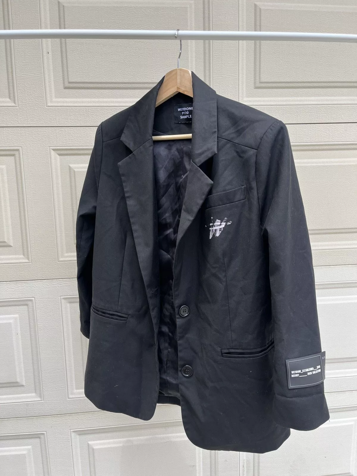 WE11DONE Blazers We11done blazer size s Black