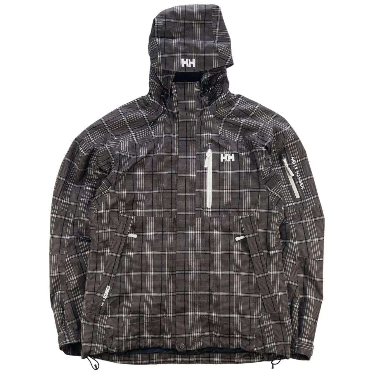 Helly Hansen Raincoats Vintage Helly Hansen Check Jacket Size M Brown