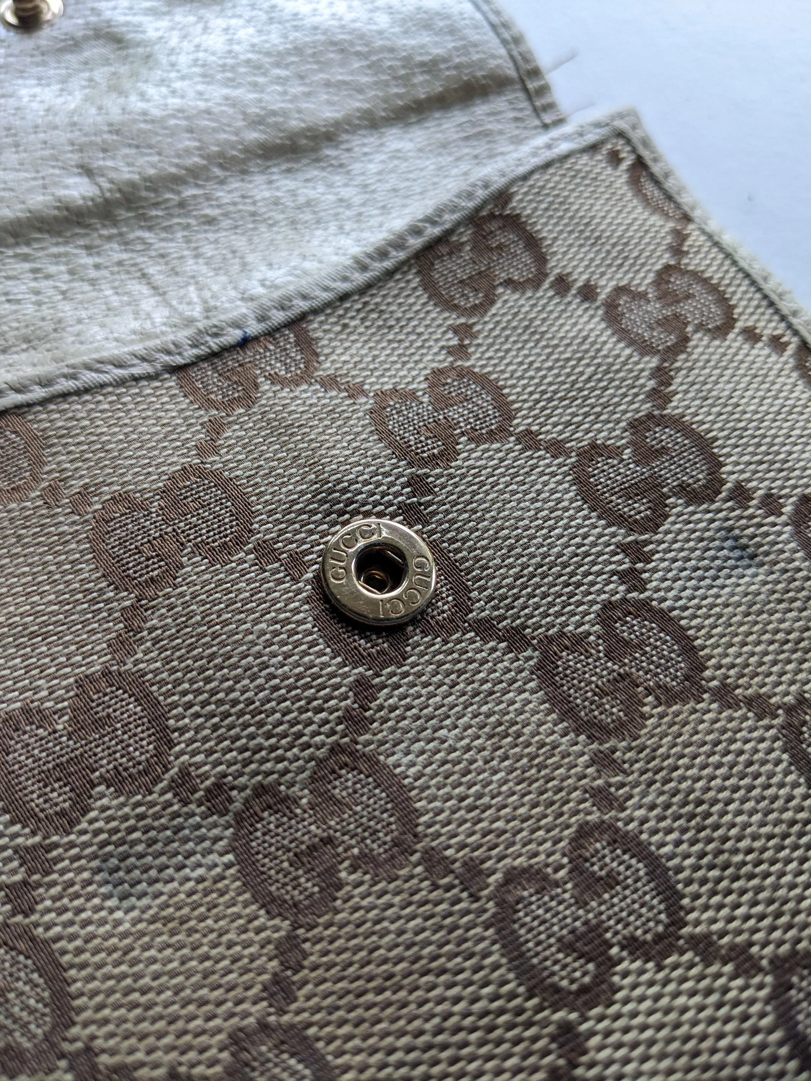 Gucci Other Vintage Gucci monogram wallet White