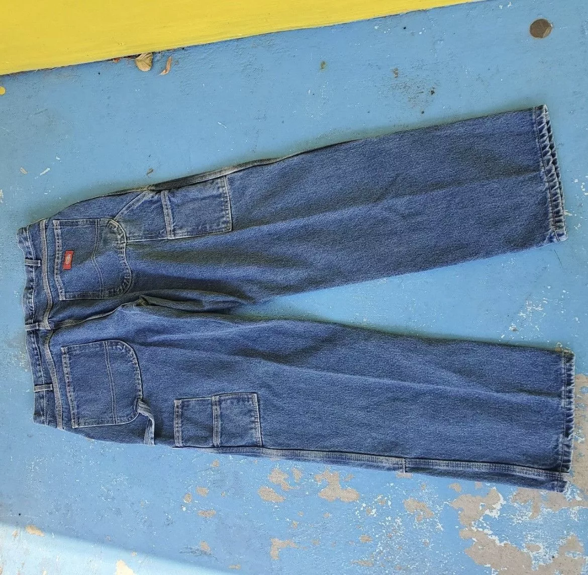 Dickies Denim Dickies Double Knee Carpenter Jeans Blue