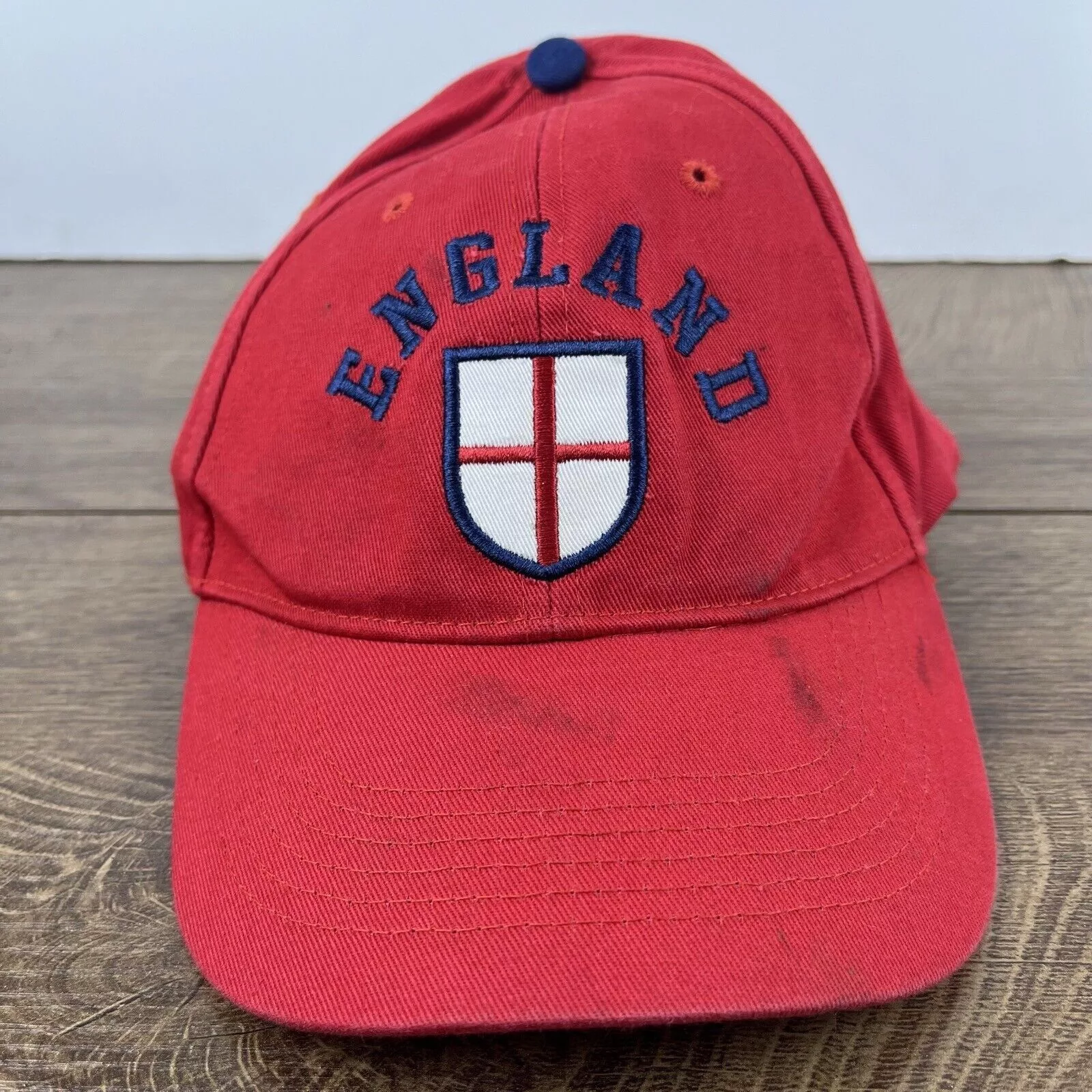 Other Hats Other England Hat England Baseball Hat Red Adjustable Hat Red Adul