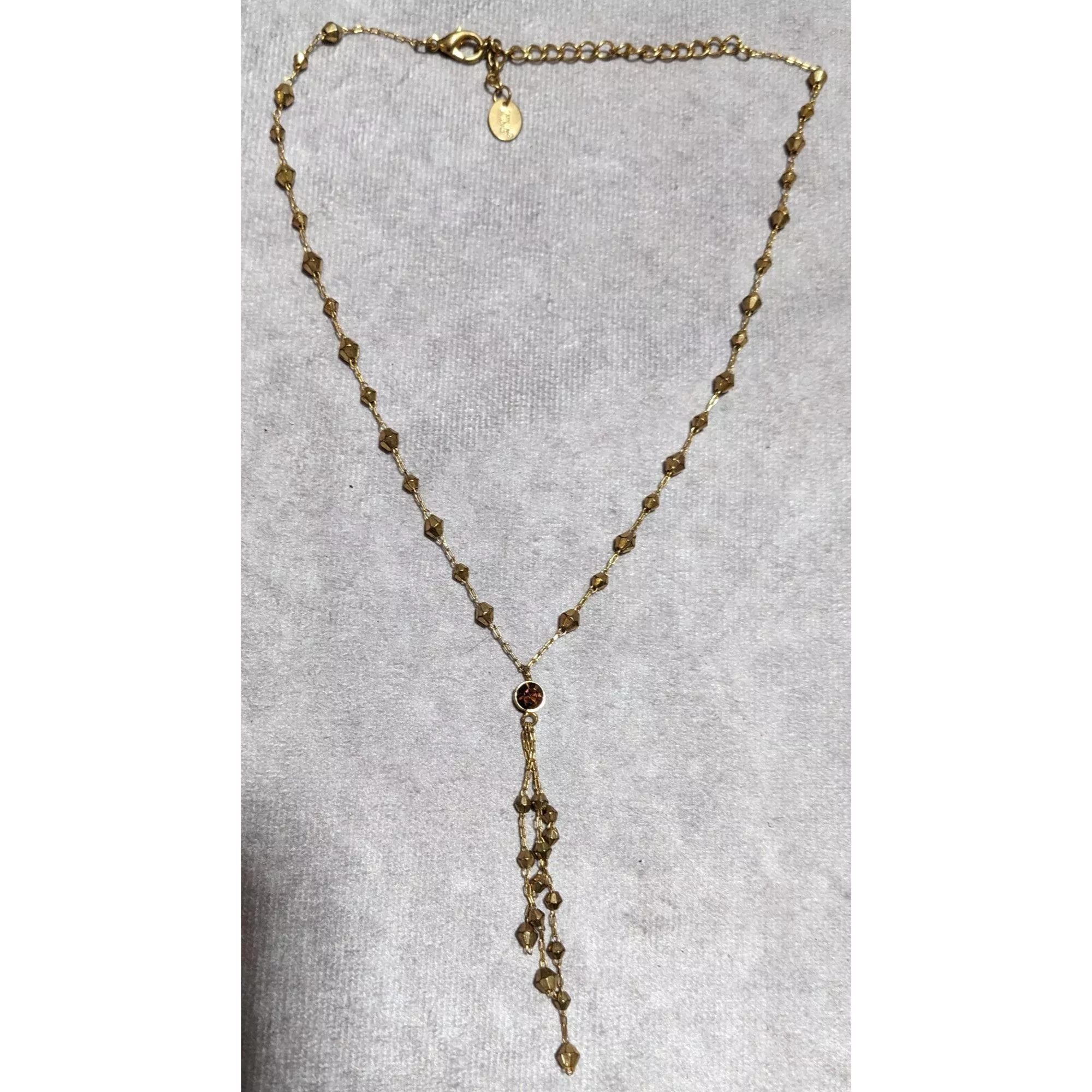 Other Necklaces Other Y2K Icing Gold Beaded Tassel Necklace