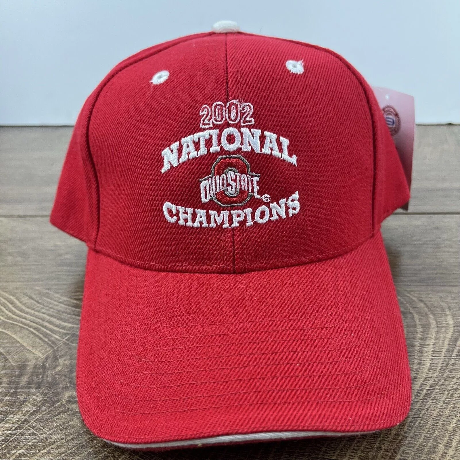 Other Hats Other Ohio State Buckeyes Hat 2002 Natioinal Champions Hat Red Adj