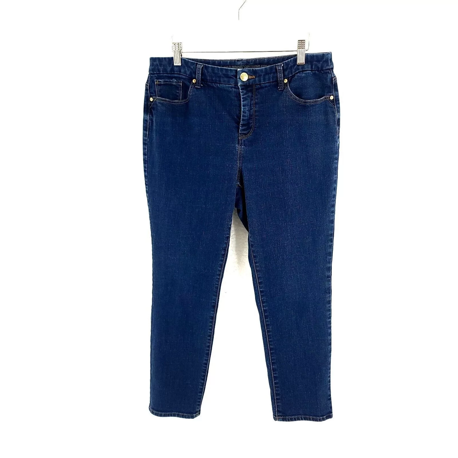 Chicos Jeans Chicos Chico's So Slimming Girlfriend Blue Denim Jeans Size 1.5P Mi