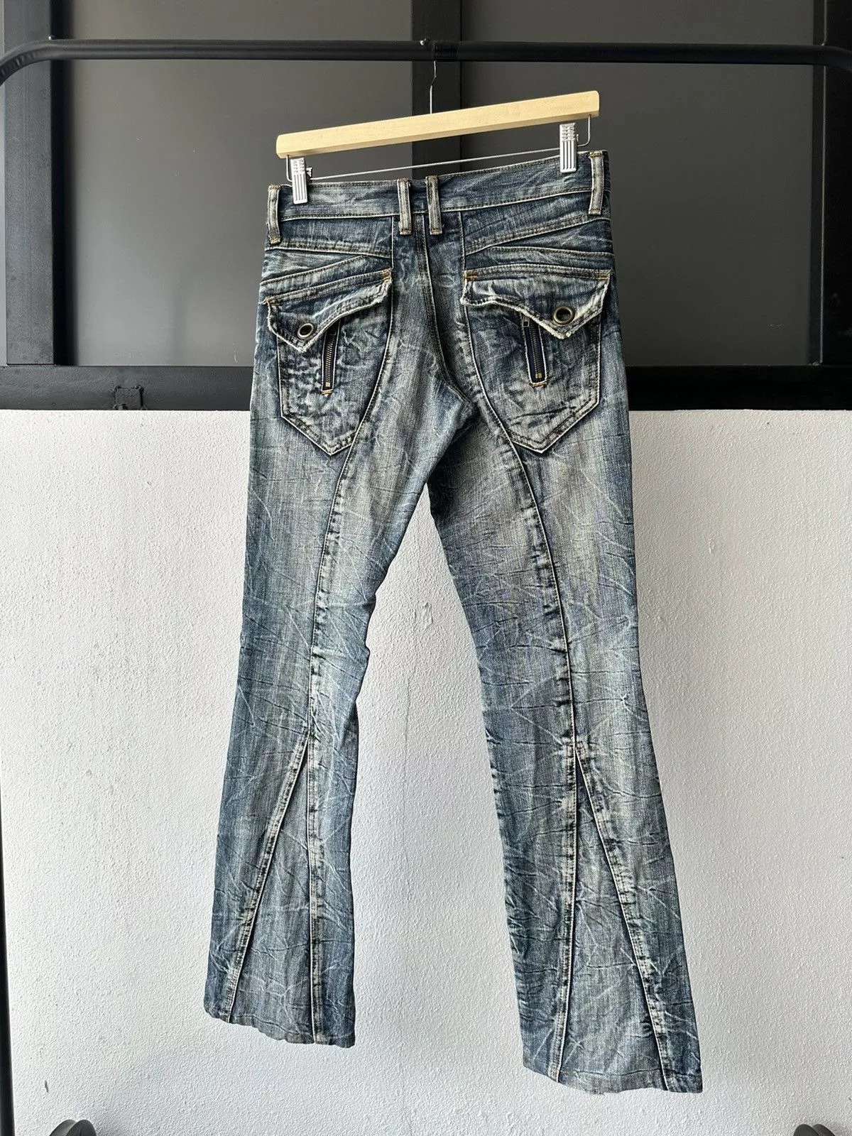 semanticdesign Denim Early 00’s Semanticdesign mudmax paneled jeans Multi Avant-Garde