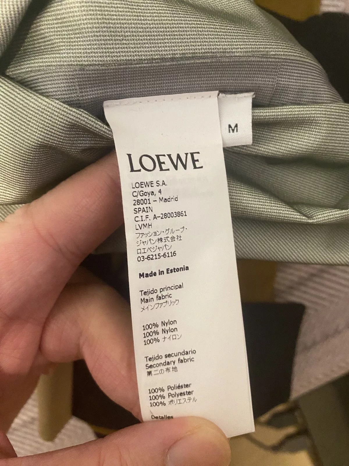 Loewe Parkas Eye/LOEWE/Nature Pullover Parka Multi