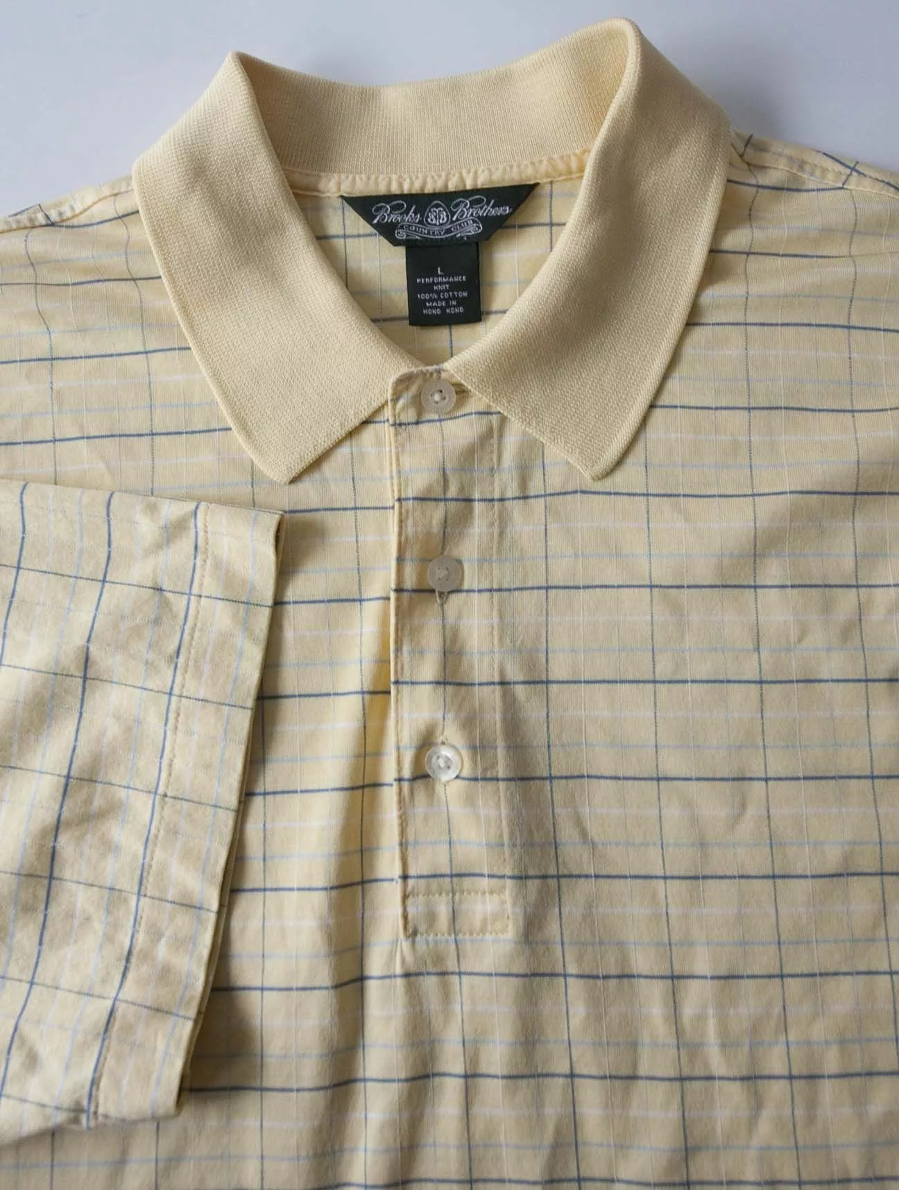 Brooks Brothers Polos Brooks Brothers Country Club Polo Shirt Size L Yellow